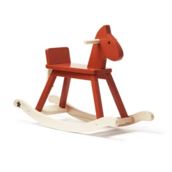 Kids Concept ® Schommelpaard Orange - Rood Carl Larsson