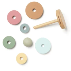 Kids Concept Stapelringen Edvin -EXIT TOYS || Steiff || fehn Verkoopwinkel kids concept stapelringen edvin a367707 3