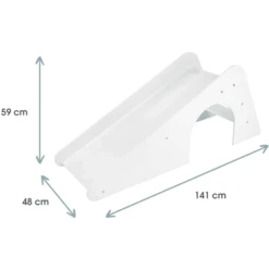 Kindsgard Kinderglijbaan Klatreglidda Wit -EXIT TOYS || Steiff || fehn Verkoopwinkel kindsgard kinderglijbaan klatreglidda wit a382427 1