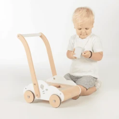 Label-Label - Baby Walker - Blauw -EXIT TOYS || Steiff || fehn Verkoopwinkel label label baby walker blauw a393357 2