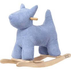 Label Label - Schommelhond - Blauw -EXIT TOYS || Steiff || fehn Verkoopwinkel label label schommelhond blauw a394322 4