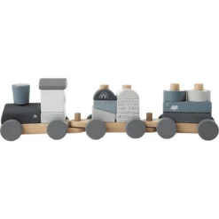 Label-Label - Stapeltrein - Blauw