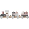 Label-Label - Stapeltrein - Roze -EXIT TOYS || Steiff || fehn Verkoopwinkel label label stapeltrein roze a393309