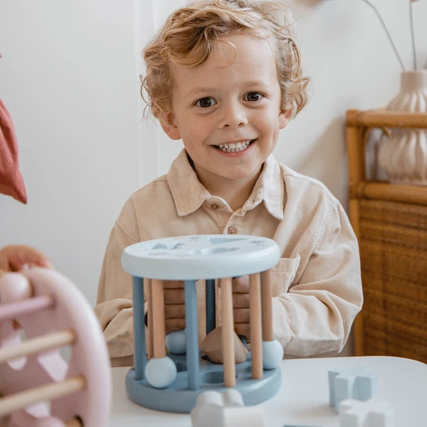 Label Label - Vorm Sorteerwiel - Blauw 6 Label Label - Vorm Sorteerwiel - Blauw - Image 4