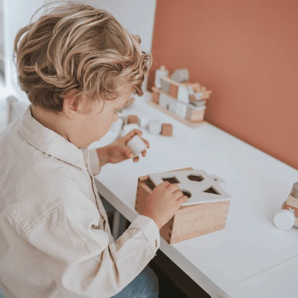 Label Label - Vormensorteerdoos - Nougat 4 Label Label - Vormensorteerdoos - Nougat - Image 2