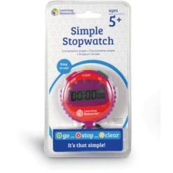 Learning Resources ® Simple Stopwatch -EXIT TOYS || Steiff || fehn Verkoopwinkel learning resources simple stopwatch a361389 4