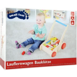 Small Foot LEGLER Loopwagen "Bouwstenen" -EXIT TOYS || Steiff || fehn Verkoopwinkel legler loopwagen bouwstenen a096010 3