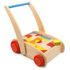 Small Foot LEGLER Loopwagen "Bouwstenen" -EXIT TOYS || Steiff || fehn Verkoopwinkel legler loopwagen bouwstenen a096010 4