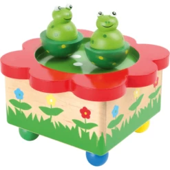 Small Foot LEGLER Muziekdoos Kikkers -EXIT TOYS || Steiff || fehn Verkoopwinkel legler muziekdoos kikkers a096030 4
