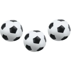 LENA ® Zachte Voetballen Set Van 3 Zwart-wit 10 Cm