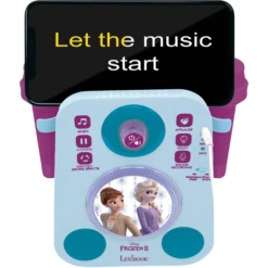 LEXIBOOK Disney Frozen Karaoke Cabine Met Twee Microfoons En Licht- En Geluidseffecten -EXIT TOYS || Steiff || fehn Verkoopwinkel lexibook disney frozen karaoke cabine met twee microfoons en licht en geluidseffecten a320416 2
