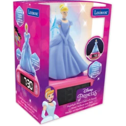 LEXIBOOK Disney Princess Wekker Met 3D Nachtlicht Figuur -EXIT TOYS || Steiff || fehn Verkoopwinkel lexibook disney princess wekker met 3d nachtlicht figuur a408533 2