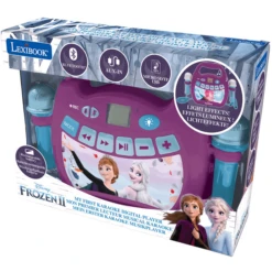 LEXIBOOK Disney The Ice Queen - Mijn Eerste Digital Er Karaoke Player Met Twee Microfoons, LED Lichteffecten, Bluetooth En Oplaadbare Batterij -EXIT TOYS || Steiff || fehn Verkoopwinkel lexibook disney the ice queen mijn eerste digital er karaoke player met twee microfoons led lichteffecten bluetooth en oplaadbare batterij a320472 4
