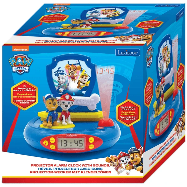 LEXIBOOK Paw Patrol Projectie Alarmklok 5 LEXIBOOK Paw Patrol Projectie Alarmklok - Image 3