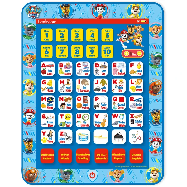 LEXIBOOK Paw Patrol Tweetalig Leertablet Duits / Engels 7 LEXIBOOK Paw Patrol Tweetalig Leertablet Duits / Engels - Afbeelding 5