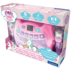 LEXIBOOK Unicorn - Mijn Eerste Digital Karaoke Speler Met Twee Microfoons, LED Lichteffecten, Bluetooth En Oplaadbare Batterij -EXIT TOYS || Steiff || fehn Verkoopwinkel lexibook unicorn mijn eerste digital karaoke speler met twee microfoons led lichteffecten bluetooth en oplaadbare batterij a320487 4