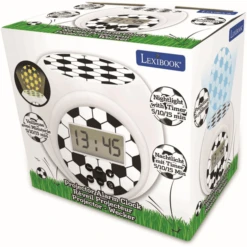 LEXIBOOK Voetbal Projectie Wekker 9 LEXIBOOK Voetbal Projectie Wekker -EXIT TOYS || Steiff || fehn Verkoopwinkel lexibook voetbal projectie wekker a408543 2