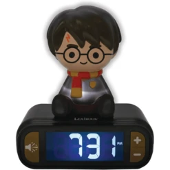 LEXIBOOK Wekker Met 3D Harry Potter Nachtlampje Figuur En Geweldige Ringtones