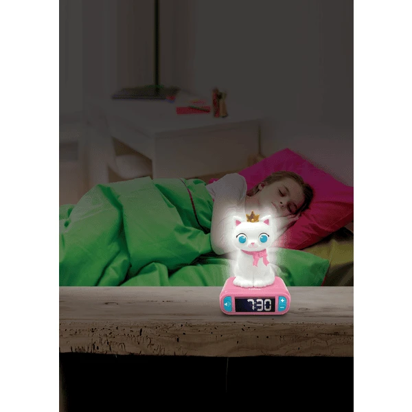 LEXIBOOK Wekker Met 3D Kat Nachtlicht Figuur En Geweldige Ringtones 4 LEXIBOOK Wekker Met 3D Kat Nachtlicht Figuur En Geweldige Ringtones - Image 2