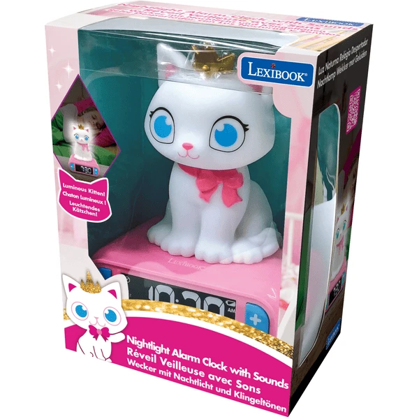 LEXIBOOK Wekker Met 3D Kat Nachtlicht Figuur En Geweldige Ringtones 5 LEXIBOOK Wekker Met 3D Kat Nachtlicht Figuur En Geweldige Ringtones - Image 3