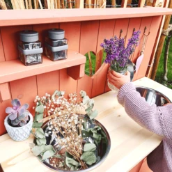 MUDDY BUDDY Buitenspeelkeuken "Adventurer Heart " Poeder Roze -EXIT TOYS || Steiff || fehn Verkoopwinkel muddy buddy buitenspeelkeuken adventurer heart poeder roze a412338 1