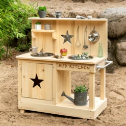 MUDDY BUDDY Buitenspeelkeuken " Adventurer Star" Naturel -EXIT TOYS || Steiff || fehn Verkoopwinkel muddy buddy buitenspeelkeuken adventurer star naturel a412096 3