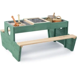 MUDDY BUDDY Speeltafel "Creator" Naturel Salie -EXIT TOYS || Steiff || fehn Verkoopwinkel muddy buddy speeltafel creator naturel salie a412389 2