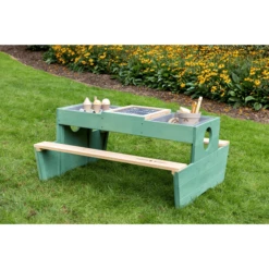 MUDDY BUDDY Speeltafel "Creator" Naturel Salie -EXIT TOYS || Steiff || fehn Verkoopwinkel muddy buddy speeltafel creator naturel salie a412389 3