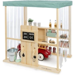 MUDDY BUDDY Speelwinkel Tankstation Voor Buiten "Bubble Catcher" Naturel - Saliegroen -EXIT TOYS || Steiff || fehn Verkoopwinkel muddy buddy speelwinkel tankstation voor buiten bubble catcher naturel saliegroen a412377 2