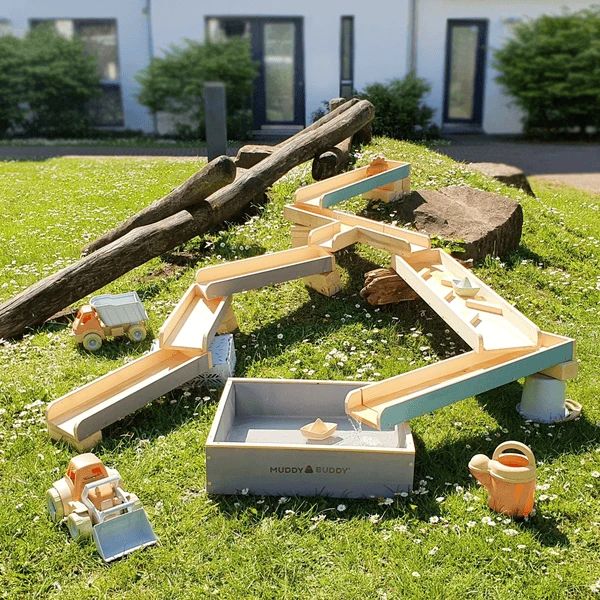 MUDDY BUDDY Waterbaan "Aqua Traveller" Naturel-wolkengrijs-petrol 4 MUDDY BUDDY Waterbaan "Aqua Traveller" Naturel-wolkengrijs-petrol - Image 2