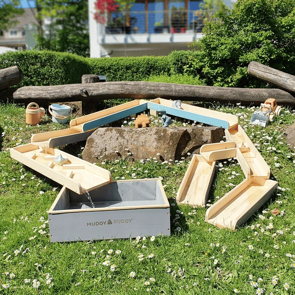 MUDDY BUDDY Waterbaan "Aqua Traveller" Naturel-wolkengrijs-petrol 5 MUDDY BUDDY Waterbaan "Aqua Traveller" Naturel-wolkengrijs-petrol - Image 3