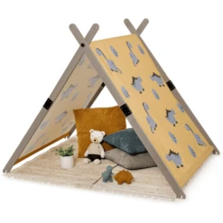 MUDDY BUDDY Zandbak Met Tent "Dino Lover" Warm Grijs -EXIT TOYS || Steiff || fehn Verkoopwinkel muddy buddy zandbak met tent dino lover warm grijs a412731 3