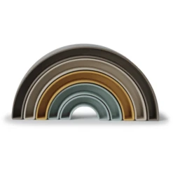 Mushie Rainbow Hillside Stapelspeelgoed -EXIT TOYS || Steiff || fehn Verkoopwinkel mushie rainbow hillside stapelspeelgoed a399510 4