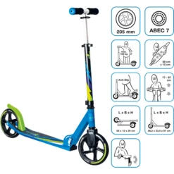 Muuwmi Aluminium Scoot Er 205 Mm, Groen-blauw-zwart -EXIT TOYS || Steiff || fehn Verkoopwinkel muuwmi aluminium scoot er 205 mm groen blauw zwart a353067 4