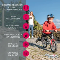 MySTOPY Wielrem Voor PUKY LR M Zwart -EXIT TOYS || Steiff || fehn Verkoopwinkel mystopy wielrem voor puky lr m zwart a381101 2