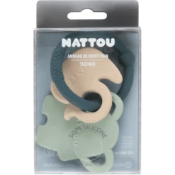 Nattou Bijtring Eend Groen -EXIT TOYS || Steiff || fehn Verkoopwinkel nattou bijtring eend groen a344242 3