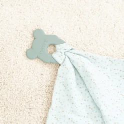 Nattou Bijtring + Knuffeldoekje Mintgroen -EXIT TOYS || Steiff || fehn Verkoopwinkel nattou bijtring knuffeldoekje mintgroen a309563 2