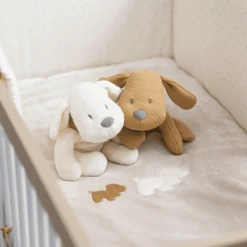 Nattou Charlie Knuffel Hond Jacquard Caramel -EXIT TOYS || Steiff || fehn Verkoopwinkel nattou charlie knuffel hond jacquard caramel a388952 1