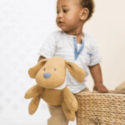 Nattou Charlie Knuffel Hond Jacquard Caramel -EXIT TOYS || Steiff || fehn Verkoopwinkel nattou charlie knuffel hond jacquard caramel a388952 4