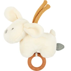 Nattou Charlie Mini Toy Dog Flanel Vanille