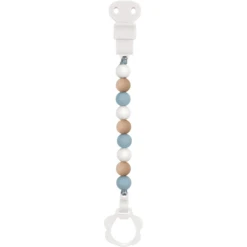 Nattou Dummy Ketting Blauw-wit-beige -EXIT TOYS || Steiff || fehn Verkoopwinkel nattou dummy ketting blauw wit beige a309539 1