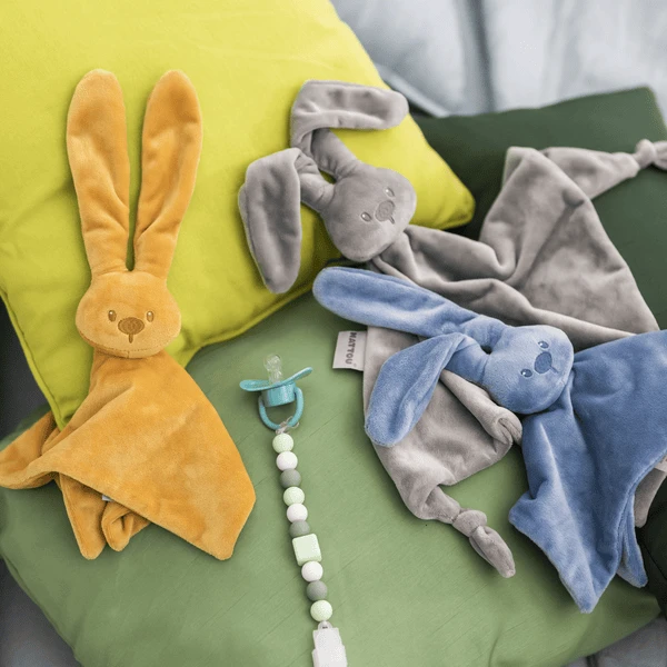 Nattou Dummy Ketting Mint-wit 5 Nattou Dummy Ketting Mint-wit - Afbeelding 3