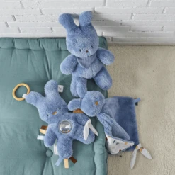 Nattou Lapidou Tipidou Maxi Knuffeldoek Blauw -EXIT TOYS || Steiff || fehn Verkoopwinkel nattou lapidou tipidou maxi knuffeldoek blauw a382623 3