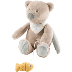 Nattou Romeo, Jules & Sally Mini Muziekdoos Beer -EXIT TOYS || Steiff || fehn Verkoopwinkel nattou romeo jules amp sally mini muziekdoos beer a390984 4