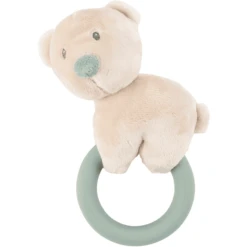 Nattou Romeo, Jules & Sally Rammelaar Met Silicone Ring Beer -EXIT TOYS || Steiff || fehn Verkoopwinkel nattou romeo jules amp sally rammelaar met silicone ring beer a390992 4