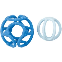 Nattou Set Ballen Petrol Blauw + Lichtblauw -EXIT TOYS || Steiff || fehn Verkoopwinkel nattou set ballen petrol blauw lichtblauw a309730 2