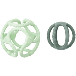 Nattou Set Kogels Mintgroen + Grasgroen 9 Nattou Set Kogels Mintgroen + Grasgroen -EXIT TOYS || Steiff || fehn Verkoopwinkel nattou set kogels mintgroen grasgroen a309732 2