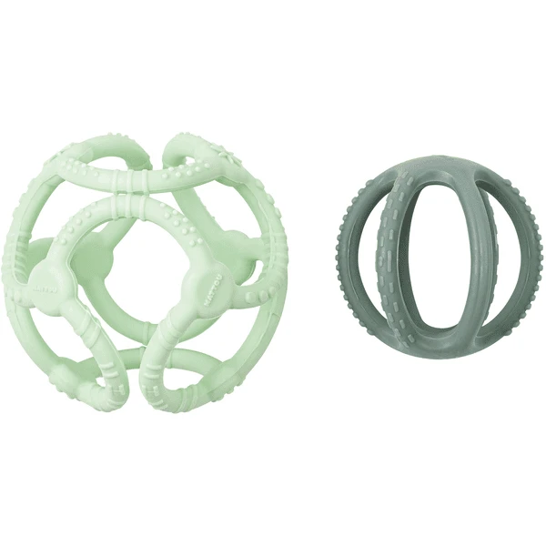 Nattou Set Kogels Mintgroen + Grasgroen 5 Nattou Set Kogels Mintgroen + Grasgroen - Afbeelding 3