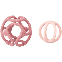 Nattou Set Kogels Oudroze + Lichtroze -EXIT TOYS || Steiff || fehn Verkoopwinkel nattou set kogels oudroze lichtroze a309733 2