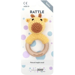 Nature Zoo Of Denmark Bijtring Incl. Rammelaar, Giraffe -EXIT TOYS || Steiff || fehn Verkoopwinkel nature zoo of denmark bijtring incl rammelaar giraffe a314863 1